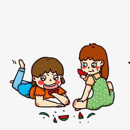 坐着吃瓜照片,笑谈人间百态