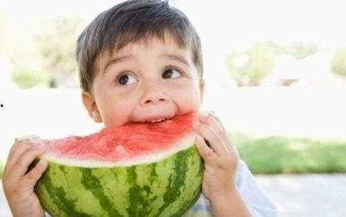 夏日吃瓜情头小孩  第2张